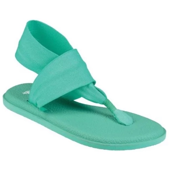 Sanuk Shoes - SANUK Yoga Sling Burst Spectrum Sandal in Opal 36-37